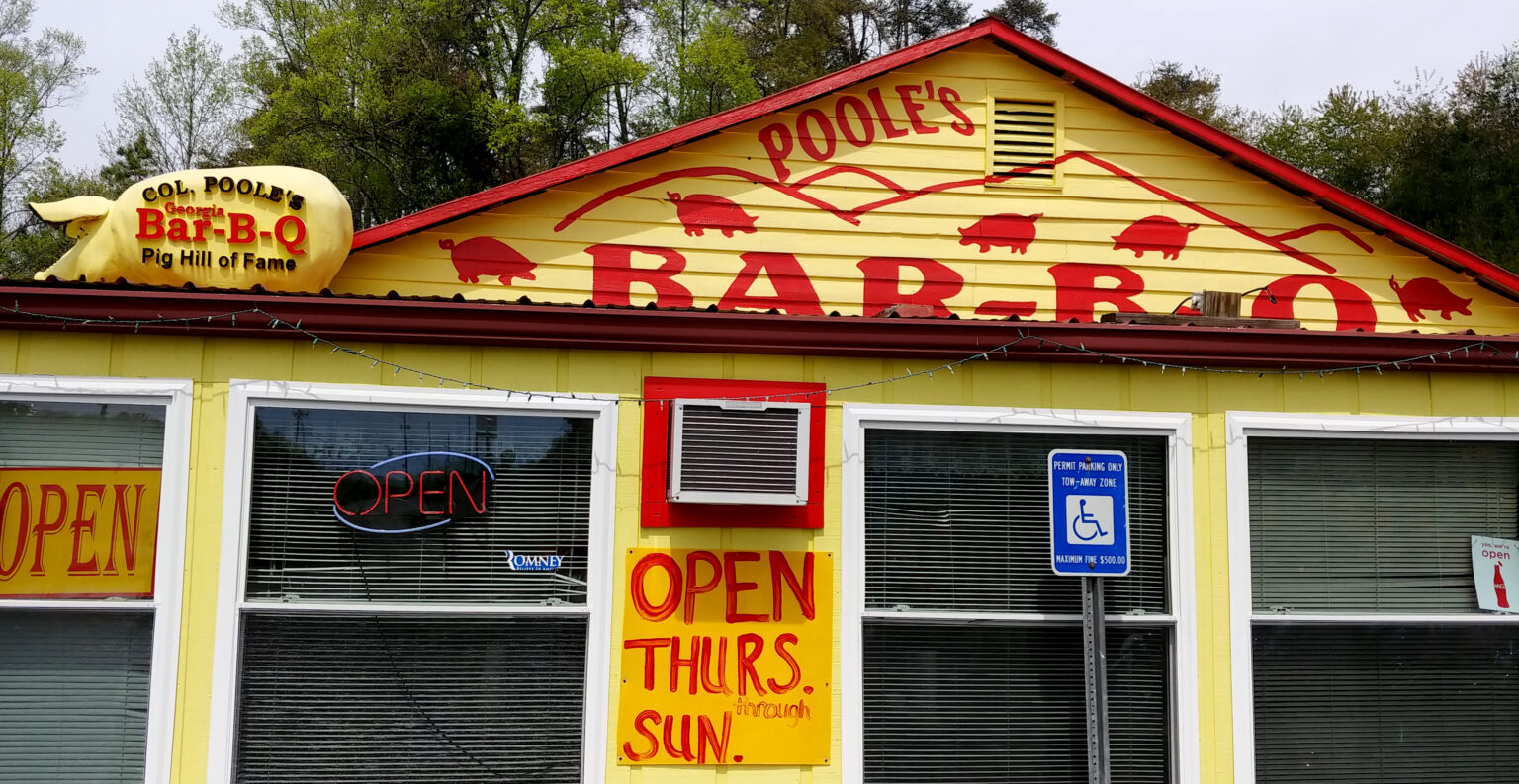 Col Poole's Bar-B-Q In East Ellijay, GA | Ga Mountains Guide