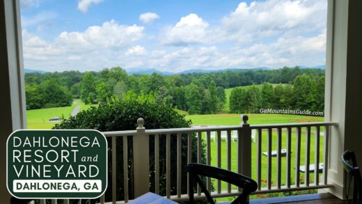 Dahlonega Resort and Vineyard Restaurant views