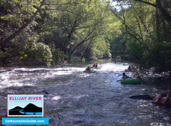 Ellijay River Outfitters Tubing in the Georgia Mountains