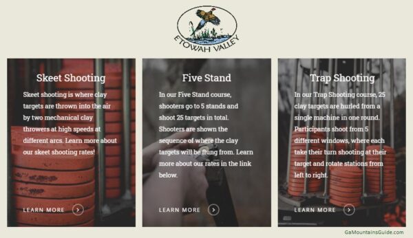 Etowah Valley Sporting Clays in North Georgia