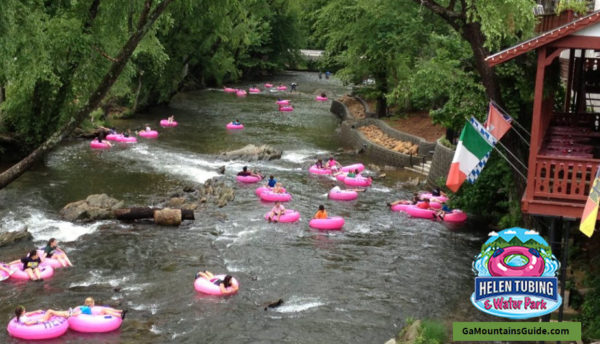 Helen Tubing & Water Park on the Chattahoochee River in Georgia Mountains