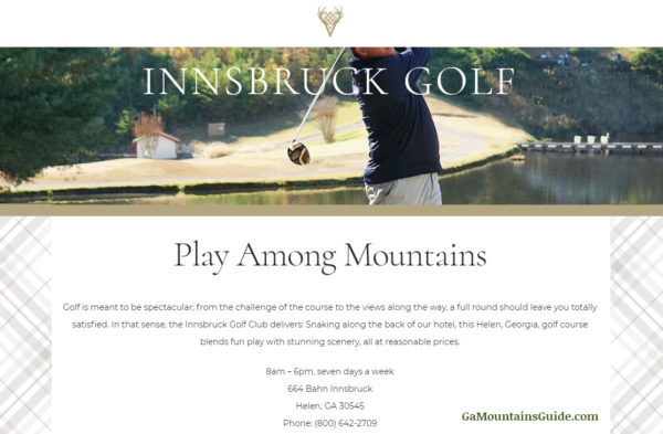 Innsbruck Golf at Valhalla Resort Hotel, Helen, GA