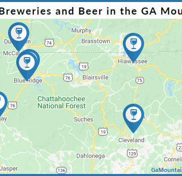 Map of North Georgia Breweries / Local Craft Beer