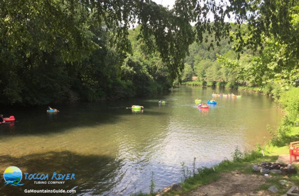 Tubing with the Toccoa River Tubing Company in the Georgia Mountains