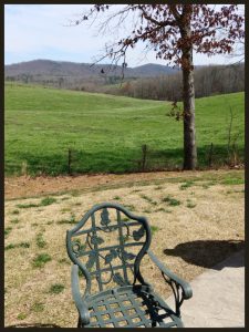 Chateau Meichtry Patio View - GaMountainsGuide