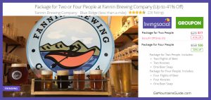 Beer Tastings at Fannin Brewing - GaMountainsGuide