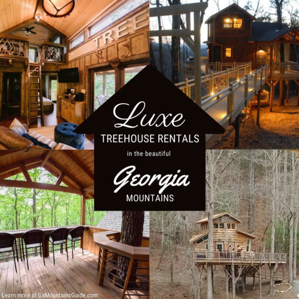 Luxury Treehouse Rentals in the North Georgia Mountains