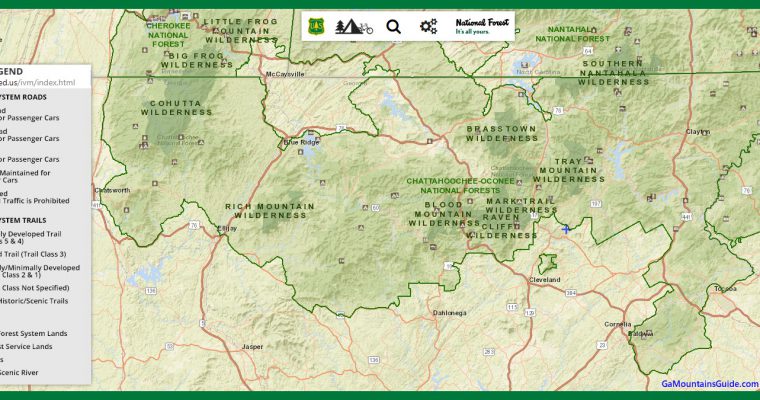 US Forest Service Ga Mountains - GaMountainsGuide.com