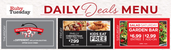Ruby Tuesday Kids Eat Free