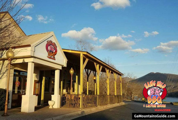 Hawg Wild BBQ Lakefront Restaurant in the Georgia Mountains
