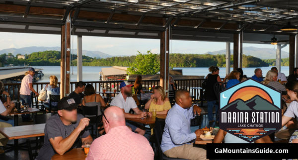 Marina Station Lake Chatuge Lakefront Dining in the Georgia Mountains