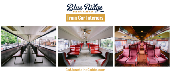 Blue Ridge Scenic Railway Train Car Interiors