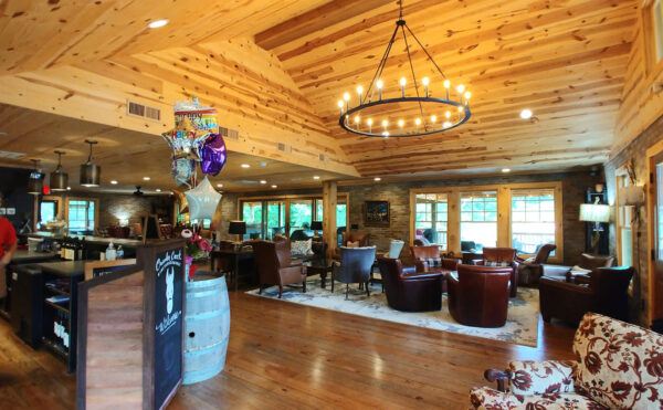 Wine tasting room at Cavender Creek Vineyards and Winery