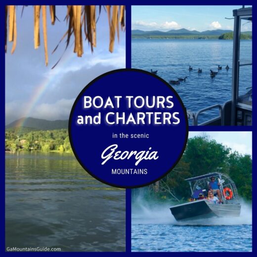 Boat tours and charters in the North Georgia mountains