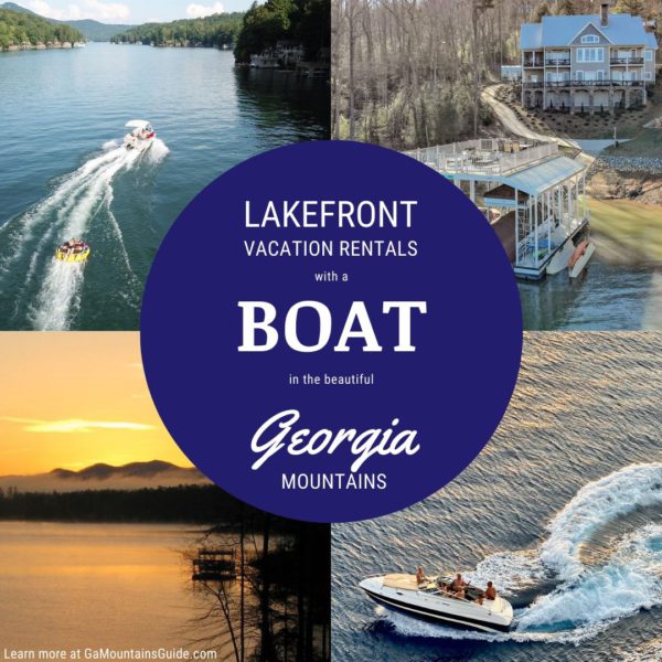 Lakefront Vacation Rentals with Boats in the Georgia Mountains