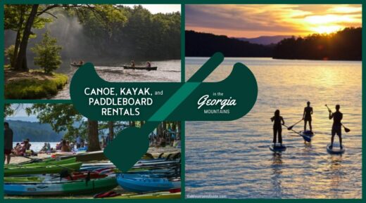 Canoe, Kayak, and Paddleboard Rentals in North Georgia GaMountainsGuide.com