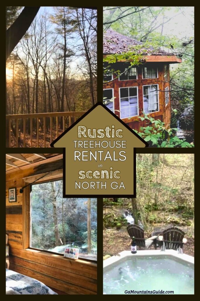 Rustic treehouses for rent in the North mountains