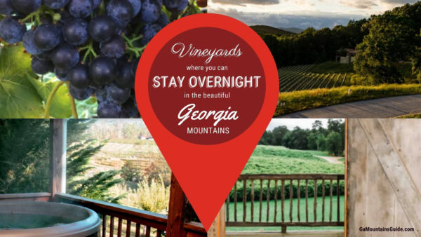 Vineyards Where You Can Stay Overnight in the North Georgia Mountains