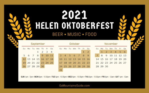 Alpine Fun At The 50th Annual Helen Ga Oktoberfest In 2021
