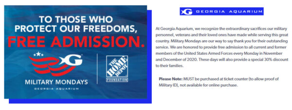Free Admission on Military Mondays for Veterans