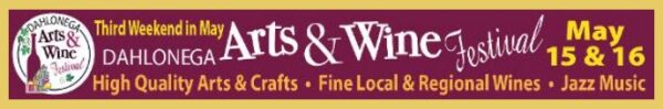 Annual Dahlonega Arts & Wine Festival in May