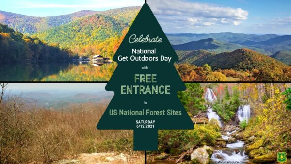 Free entrance to US National Forests for National Get Outdoors Day 2021