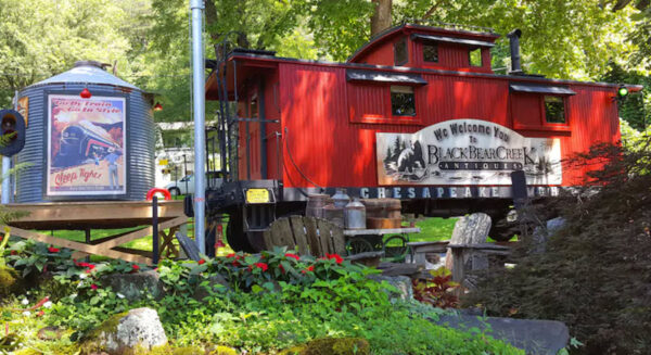 Historic 1929 Caboose Vacation Rental near Clayton, GA
