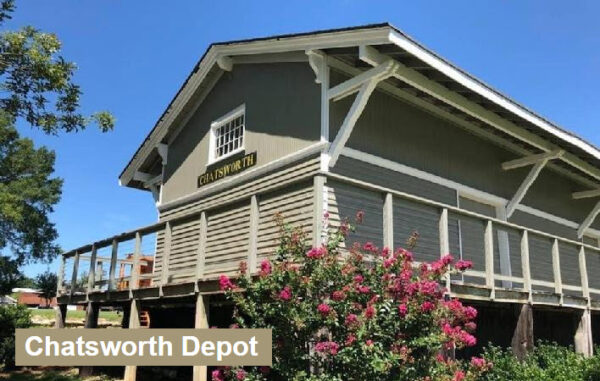 Historic Chatsworth Depot in Chatsworth, Georgia