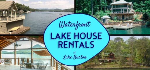 Waterfront Lake House Rentals at Lake Burton in North Georgia