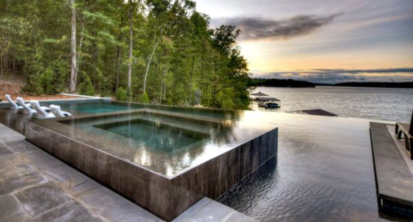 Waterfront Rental on Lake Blue Ridge with Infinity Pool