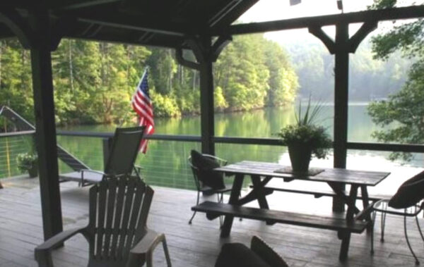 North Georgia mountain lake homes at Lake Rabun