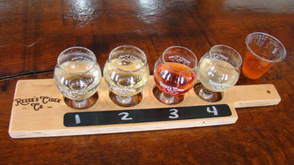 Reece's Cider Co Flight of Cider
