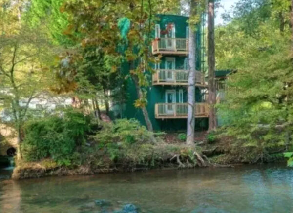 Helen Waterfront Chattahoochee Wasserhaus