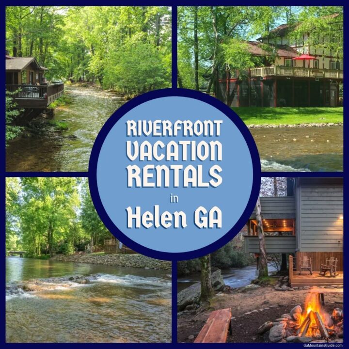 Waterfront vacation rentals in Helen GA Ga Mountains Guide