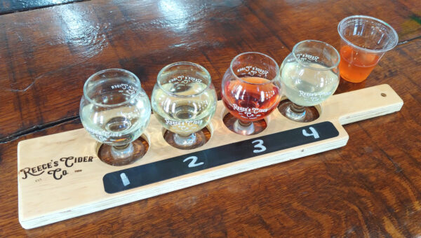 Reece's Cider Co Flight of Hard Cider