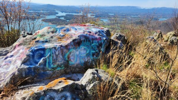 Bell Mountain Graffiti Rock