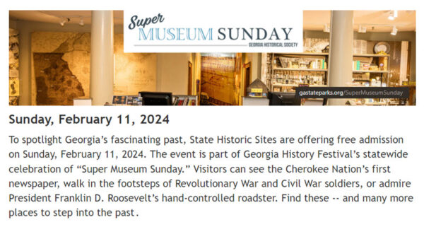 Super Museum Sunday on February 11, 2024