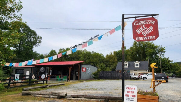 Cartecay Bike Shop Brewery in Ellijay, GA