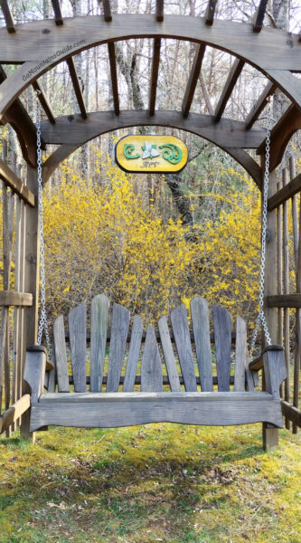 Hightower Creek Vineyards Bench Swing