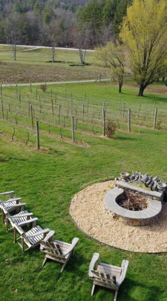 Hightower Creek Vineyards Firepit