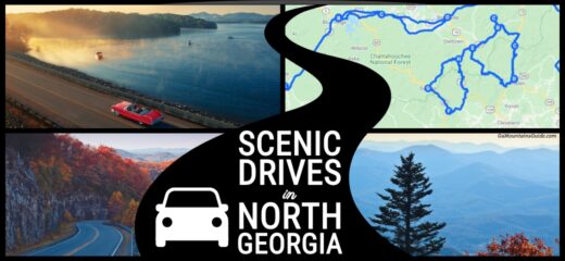 Scenic mountain drives in North Georgia