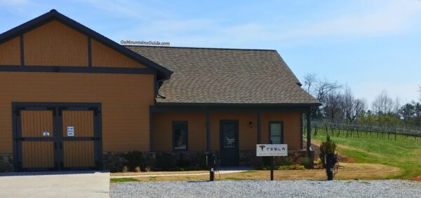 Kaya Vineyards Dahlonega Georgia Tesla Chargers