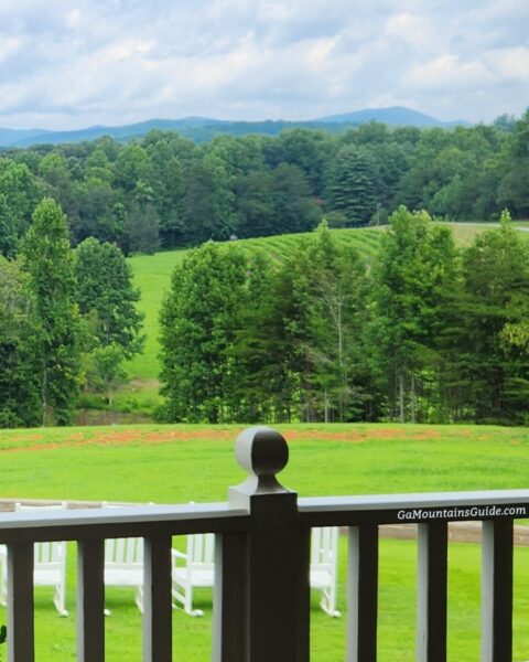 Porch Views at Dahlonega Resort and Vineyard