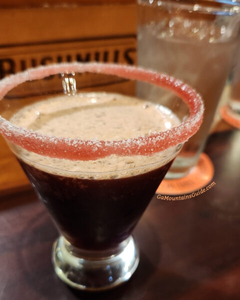 Ol Clydes Winter Cocktail Chocolate Covered Cherry Espresso Martini