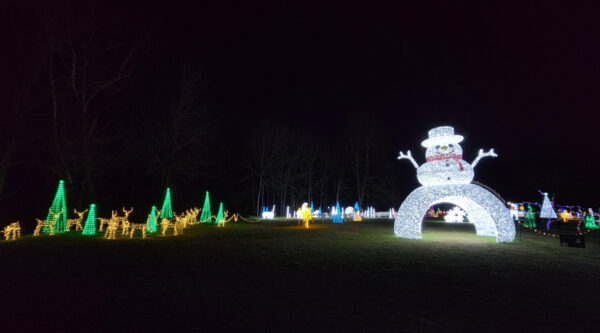 A Robbins Family Christmas Lights Display in Jasper GA