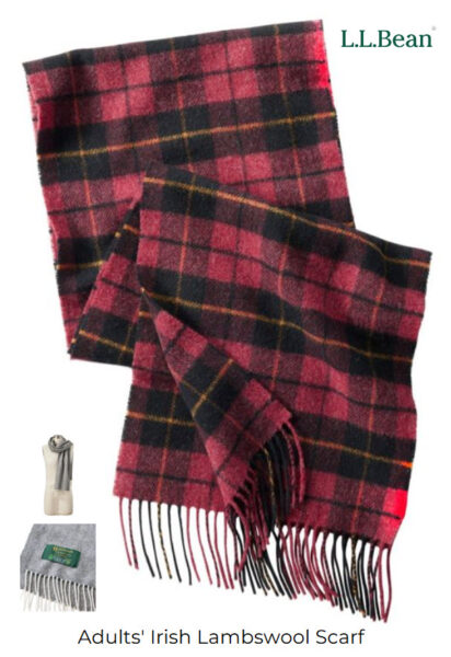 LL Bean Adults Irish Lambswool Scarf