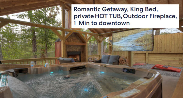 Romantic North Georgia Cabin Rental w/ Outdoor Fireplace