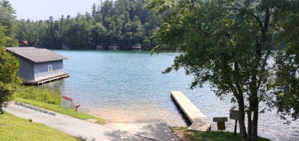 Lake Seed Boat Launch in North Georgia