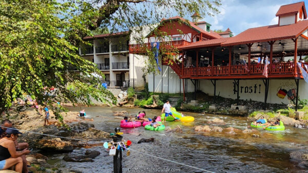 Tubing in Helen on Labor Day Weekend